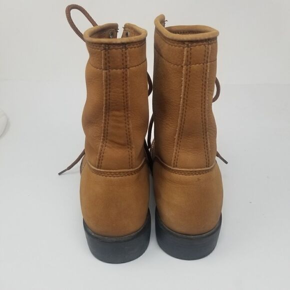 Tannish Brown ACME Leather Lace Up Boots for Women. SIZE 6M. Good condition. - Picture 13 of 16